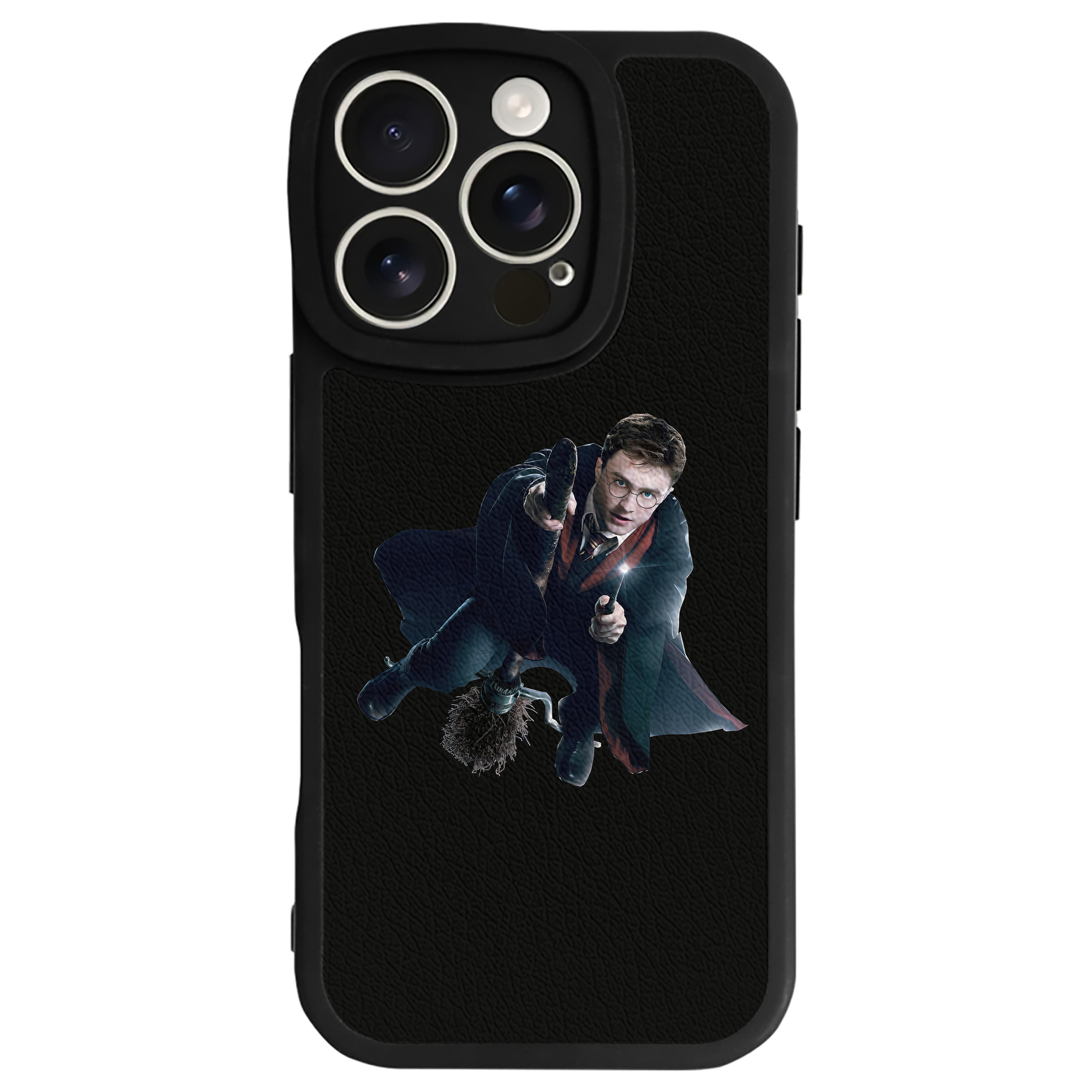 （画像用） Harry Potter ハリー・ポッターシリーズ 【iPhone 16シリーズ対応】シリコンスマホケース（レザー調） 材質：シリコン